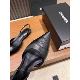Балетки Chanel черного цвета