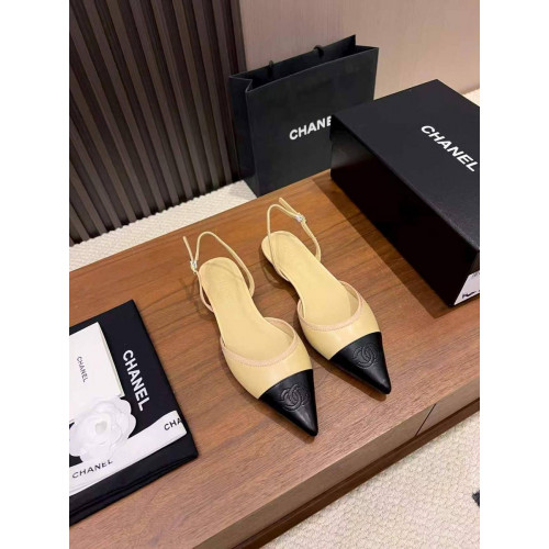 Балетки Chanel бежевого цвета