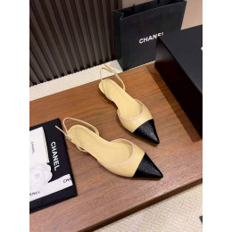Балетки Chanel бежевого цвета