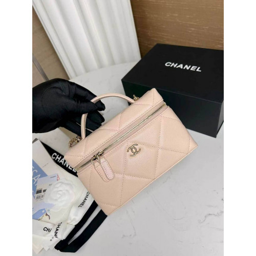 Сумка Chanel бежевого цвета