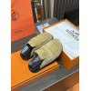 Мюли Hermes бежевого цвета