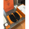 Мюли Hermes черного цвета