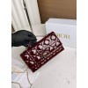 Сумка Dior бордового цвета
