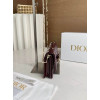 Сумка Dior бордового цвета