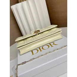 Сумка Dior бежевого цвета