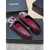 Балетки Chanel бордового цвета