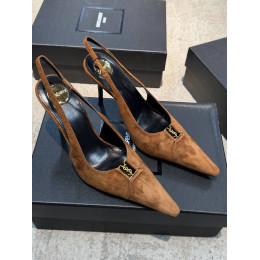 Туфли Yves Saint Laurent коричневого цвета