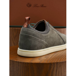 Кроссовки Loro Piana серого цвета