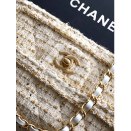 Сумка Chanel бежевого цвета