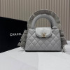 Сумка Chanel серого цвета