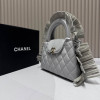 Сумка Chanel серого цвета