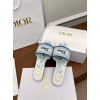Шлепанцы Dior голубого цвета