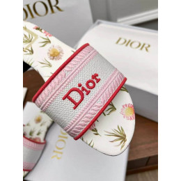Шлепанцы Dior розового цвета