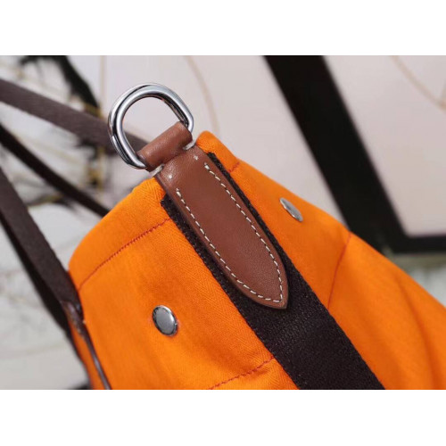 Сумка Hermes оранжевого цвета