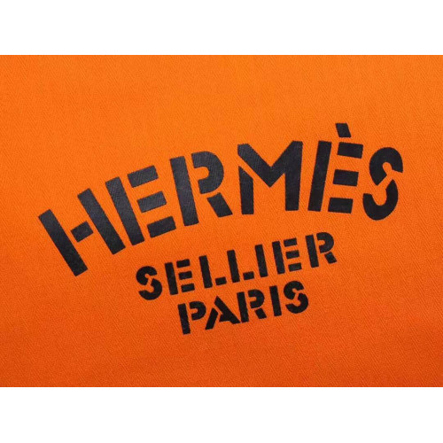Сумка Hermes оранжевого цвета