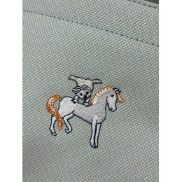 Сумка Hermes голубого цвета