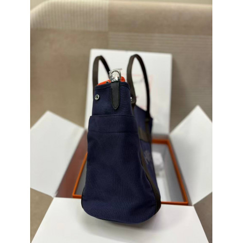 Сумка Hermes синего цвета