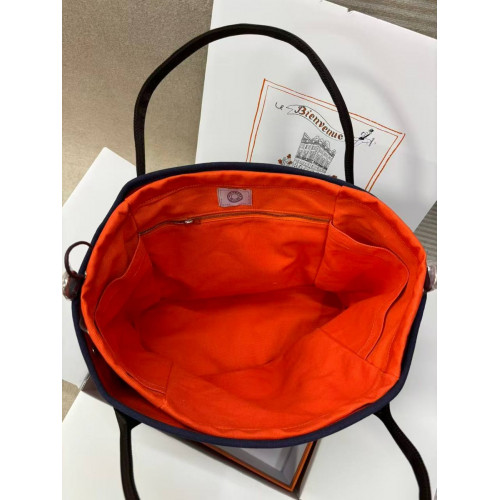 Сумка Hermes синего цвета