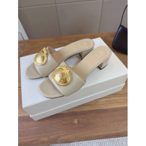 Сабо Dior бежевого цвета