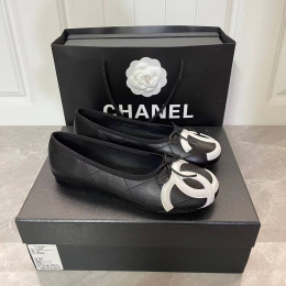 Балетки Chanel черного цвета