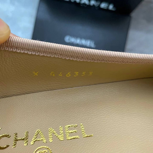 Балетки Chanel бежевого цвета