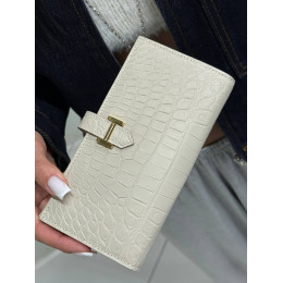 Кошелек Hermes белого цвета