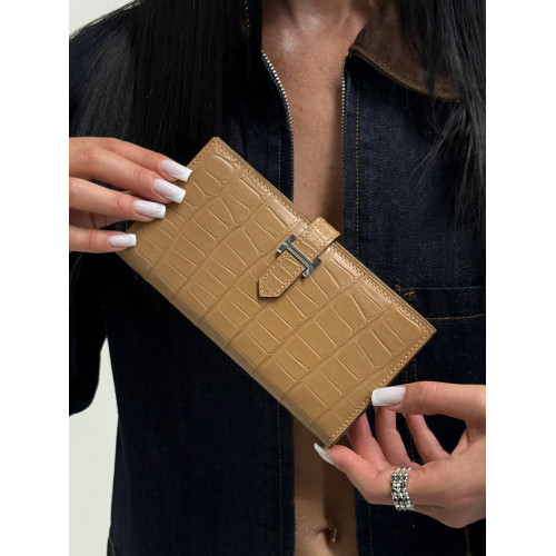 Кошелек Hermes желтого цвета