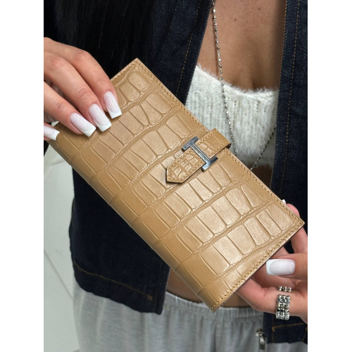 Кошелек Hermes желтого цвета