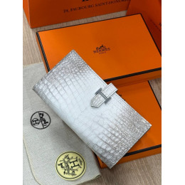 Кошелек Hermes белого цвета