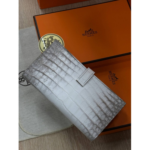Кошелек Hermes белого цвета