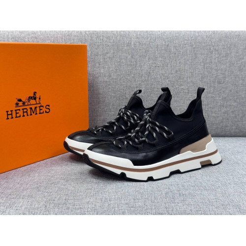 Кроссовки Hermes черного цвета