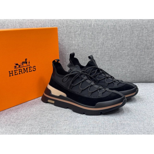 Кроссовки Hermes черного цвета