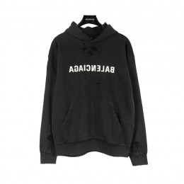 Худи Balenciaga черного цвета