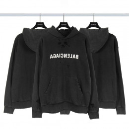 Худи Balenciaga черного цвета