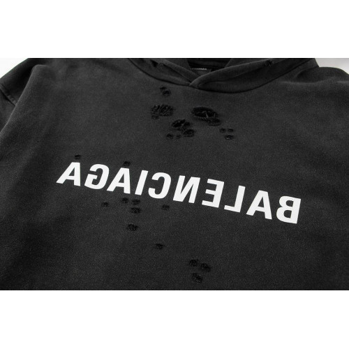 Худи Balenciaga черного цвета