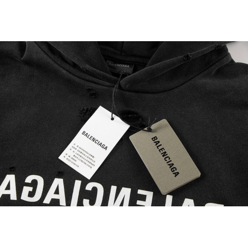 Худи Balenciaga черного цвета