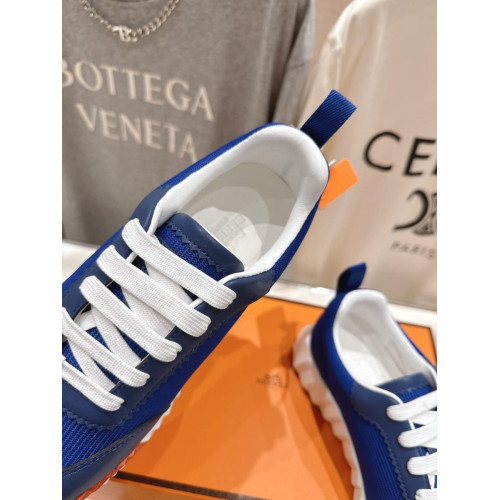 Кроссовки Hermes синего цвета