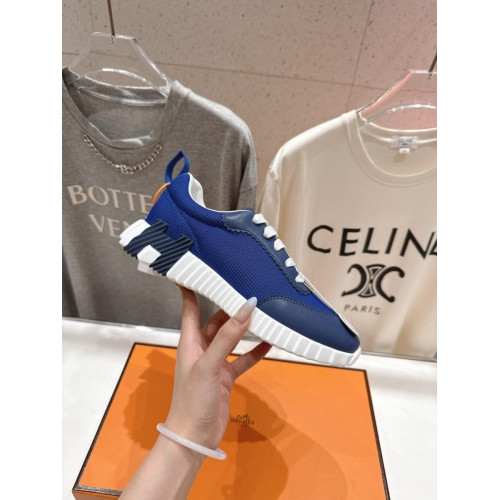 Кроссовки Hermes синего цвета