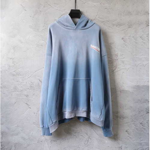 Худи Balenciaga голубого цвета