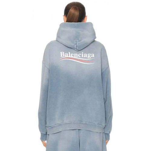 Худи Balenciaga голубого цвета