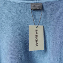 Худи Balenciaga голубого цвета