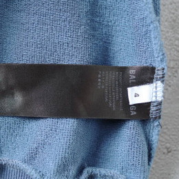 Худи Balenciaga голубого цвета