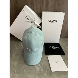 Бейсболка Celine голубого цвета