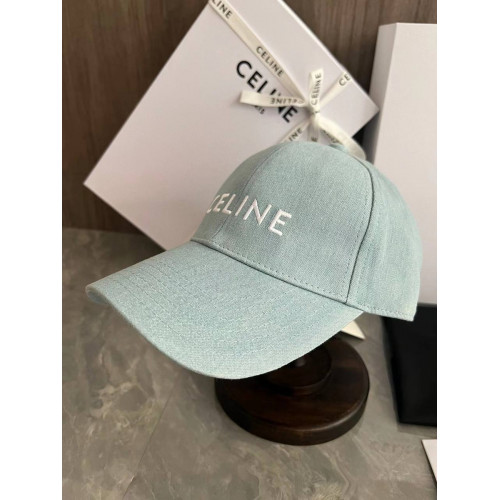 Бейсболка Celine голубого цвета