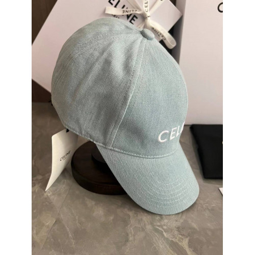 Бейсболка Celine голубого цвета