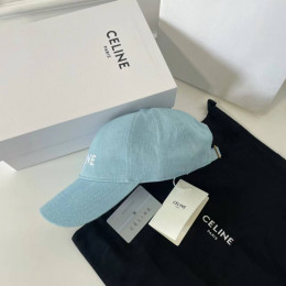 Бейсболка Celine голубого цвета