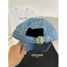 Бейсболка Celine голубого цвета