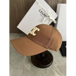 Бейсболка Celine коричневого цвета