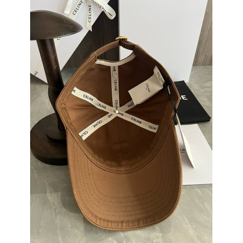 Бейсболка Celine коричневого цвета