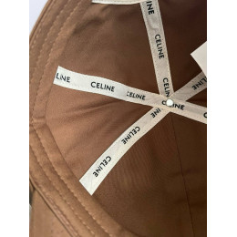 Бейсболка Celine коричневого цвета